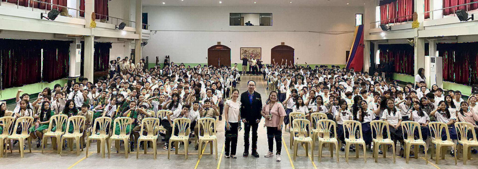 A school assembly at Philippine Academy of Sakya